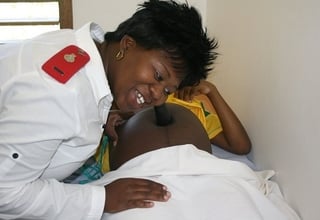 Swazi nurse midwife